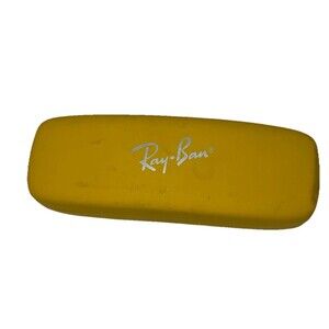 Ray-Ban Gatto Junior Youth Yellow Slim Hard Clamshell Sunglasses Eyeglasses Case
